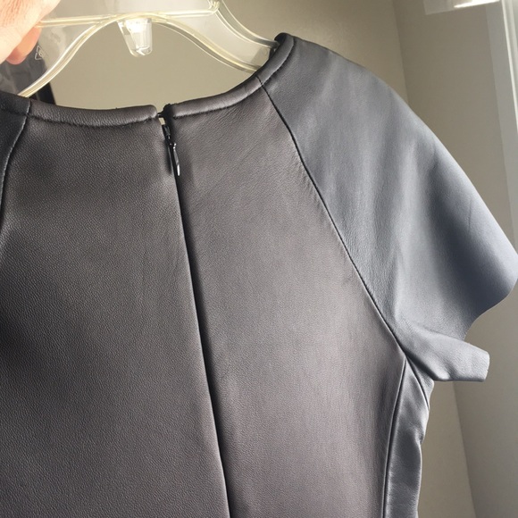 ETCETERA • Stunning Black Leather CARLISLE Dress - Picture 13 of 16